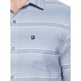 thumbnail image 4 of Ben Hogan Men’s and Big Men’s Coastal Stripe Short Sleeve Golf Button Down Woven Shirt, up to Size 5XL, 4 of 4