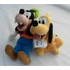 Mickey Friends Set of 2 Goofy & Pluto Small 8" Plush Soft Dolls Toys New