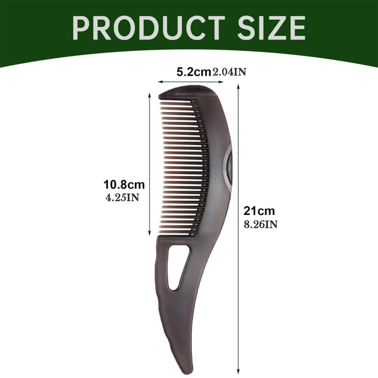 Scalp Sweep Detoxing Comb, Energy Massage Dandruff Comb, Hollow