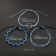 thumbnail image 4 of Baohd 1 Set String Bracelet Delicate Braided Craft Wristband Retro Wave Themed Hands Rope Fashion Accessory for Dress Decor Gift Using, 4 of 6