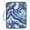 Blue Black White Marble, variant on Haosy Accordion File Organizer Zipper Binder 500 Sheet 6-Tab Expanding File Folder Multi-Pocket 1.2 Inch 3 Ring Watercolor Chandelier Plant