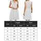 thumbnail image 2 of Vestido De Mujer Vestido de verano para mujer Vestido elegante de bolsillo Sencillo para fiesta navideña (Blanco XXL) Ygjytge para Mujer Blanco T M, 2 of 8