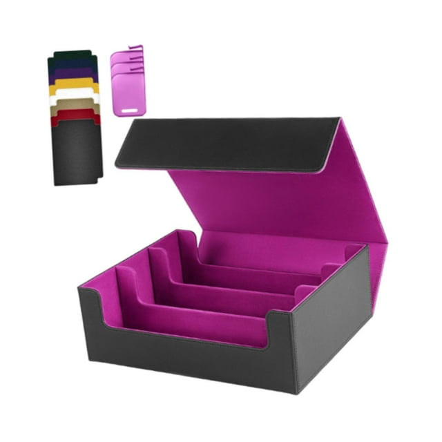 Lipstore Card Deck Box Can Hold 1800+ Cards Premium Display Trading Cards Storage Box