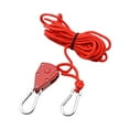 thumbnail image 3 of jinwen Rope Hanger 12ft Heavy Duty Ratchet Tie Down Strap for Gazebo Outdoor Hiking Red, 3 of 9