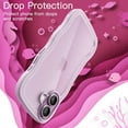 thumbnail image 5 of JETech Wavy Case for iPhone 17 6.3-Inch, Cute Wave Frame Curly Shape Shockproof Phone Cover (Purple), 5 of 6