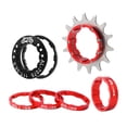thumbnail image 2 of Almencla 14T Single Speed Flywheel Adapter Cassette Set Gear Conversion Kit Fixie red, 2 of 8