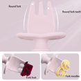 thumbnail image 4 of Baby Fork and Spoon Set  2 Set Silicone Self Feeding Utensil Easy Grip Toddler Cutlery Kit with Storage Box BPA-Free Anti-Choke for Infant Toddler Children First Training Weaning  6-12 Mo, 4 of 8