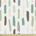 thumbnail image 1 of Paint Fabric by the Yard, Vertical Paintbrush Streaks with Stripes Modern Art, Decorative Upholstery Fabric for Sofas and Home Accents, 5 Yards, Sea Green Sepia by Ambesonne, 1 of 4