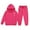 1-Hot Pink1578, variant on Tiijoy Girl's Hoodie Set Cute Bow Print Hooded Sweatshirt Joggers Sweatsuit, Sizes 2-13