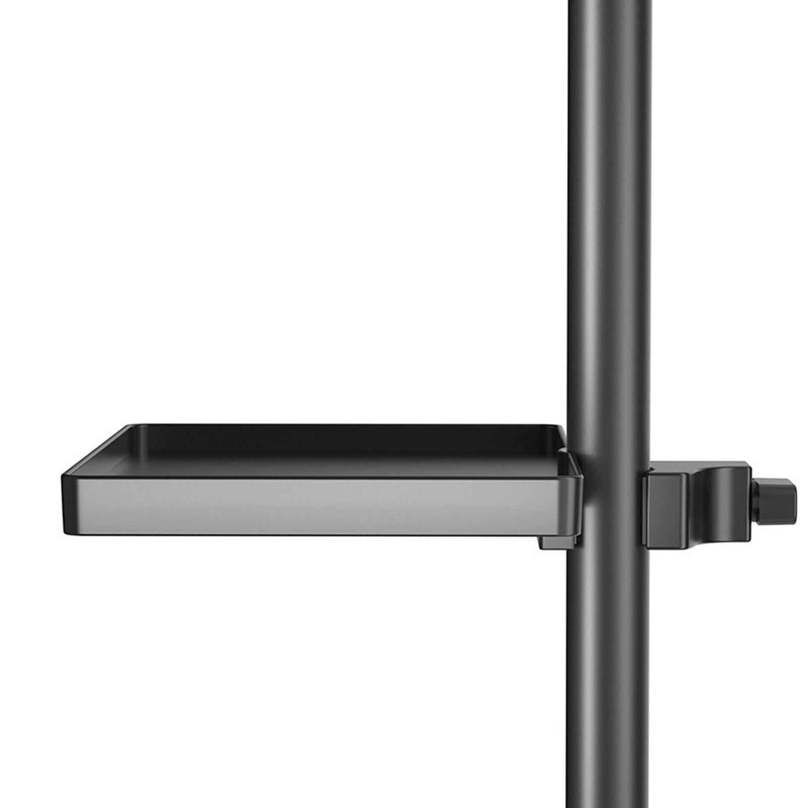 JWQFBC Mic Stand Tray Holder Multifunctional for Concert Performance Broadcast Black