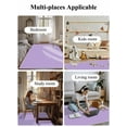 thumbnail image 6 of Minimalist Solid Color Area Rug for Bedroom 2.7x5 Ft Pure Lavender Purple Simple Super Soft fuzzy Throw Rug Non-Slip Fluffy Plush Indoor Floor Carpet for Living Room Nursery Home Decor, 6 of 8