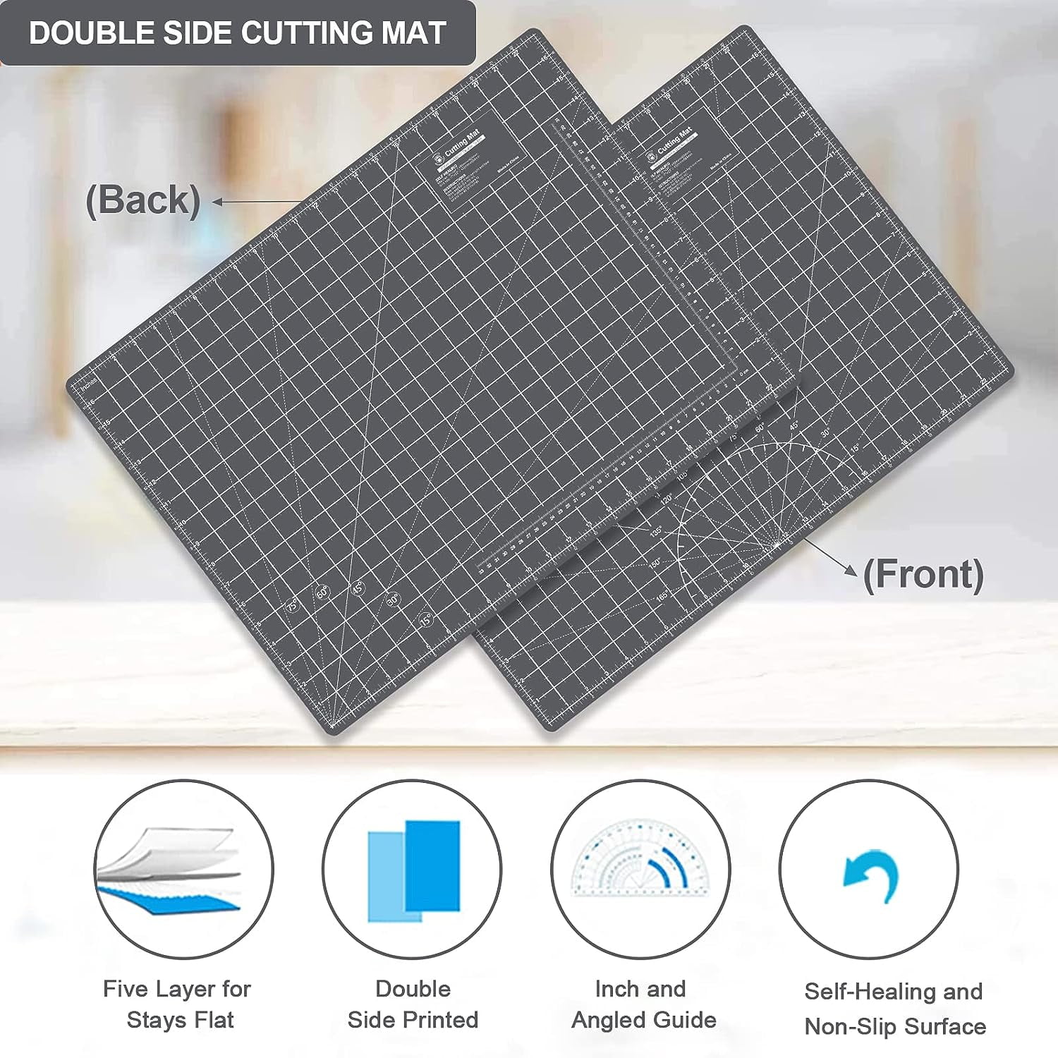Best Deal for Craft Cutting Mat, Wearable Compact Safe Reusable Quilting