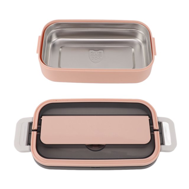 CHICIRIS Lunch Boxes, 700ml Stainless Steel Lunchbox With Chopsticks Spoon, Microwave Safe, Portable Single Layer Bento Boxes For Students, Office Workers