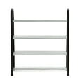 thumbnail image 1 of Herwey Shoes Organizer, Shoes Rack, Plastic + Aluminum Metal Standing Shoe Rack DIY Shoes Storage Shelf Home Organizer, 1 of 8