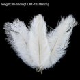 thumbnail image 4 of 10 Uds. 30-35cm plumas de avestruz grandes decoración artesanal para fiesta de boda, 4 of 5