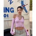 thumbnail image 3 of Txlixc Chaleco de punto femenino, chaleco sin respaldo, chaqueta de manga larga Txlixc  moda, 3 of 7