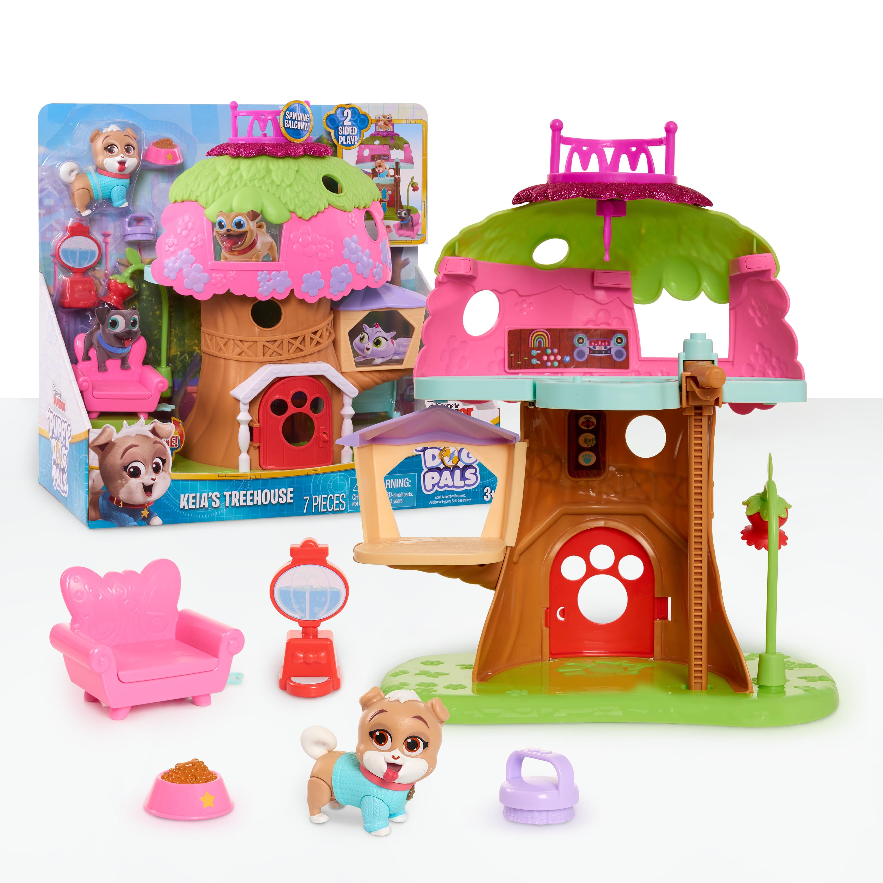 puppy dog pals doghouse playset walmart