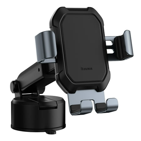 Baseus Gravity Car Mount Phone Holder with Suction Base for iPhone 13 12 Pro Xiaomi,Black