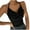 Black, variant on ibuvkizy Womens Tank Tops,Tube Tops for Women,Women's Casual Sexy Fashion Summer Neck Vest Pile Collar Tube Top Small Suspender Blouse