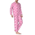 thumbnail image 2 of Goofa Breast Cancer Awareness (3) for 2-piece Loungewear Set Men’s Sleepwear Set Soft PJs Cozy loungewear Comfy Sleep Set Winter Pajamas-Medium, 2 of 7