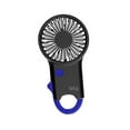 thumbnail image 3 of Ventilador portátil de mano 2 en 1 ligero, potente, recargable, portátil, personal azul, 3 of 9