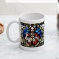 thumbnail image 4 of CafePress - Sacred Heart And Arrupe Quotation Mug - 11 oz Ceramic Mug - Novelty Coffee Tea Cup, 4 of 6
