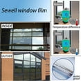 thumbnail image 7 of Summark 10pcs Window Thermal Insulation Privacy Film Transparent UV Infrared Cut Skin Protection Prevents Furniture Walls Fading Window Film, 7 of 7