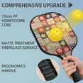 thumbnail image 2 of Pickleball Paddles Set,Pioneer Flower Floral Print Pattern Fiberglass Surface Pickleball Racket Set with 2 Indoor Outdoor Pickleball Balls and Pickleball Bag,Pickle-ball Equipment, 2 of 6