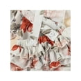 thumbnail image 6 of TSEXIEFOOFU Infant Baby Girls Summer Romper, Sleeveless Backless Floral Printed Square Neck Ruffled Bodysuit+Bow Headband, 6 of 8