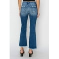 thumbnail image 2 of Risen Jeans - Mid-Rise Frayed Step Hem Ankle Straight Jeans (29" Inseam) - RDP5785, 2 of 7
