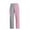 Pink & Grey, variant on Cotton Terry Towel Pants, Towel Pants for Swimmers, Resort Wear, Beach Coverup, Swim Wear