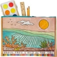 thumbnail image 3 of Jumbo Pouch Brave Free  Wild As The Sea Zipper Folder | 14.25" x 10", 3 of 4