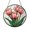 Acrylic 3.5 Inch, variant on Floral Tulips Glass Window Hanging Decor, Spring Botanical Suncatcher Art, Comforting Gift Idea
