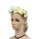thumbnail image 2 of Diadema de flores bohemia para damas y niñas, diadema de flores, guirnalda para festivales, bodas y novias. Beige, 2 of 8