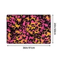thumbnail image 5 of PUREYAH Front Door Mat Indoor Entrance, Non-Slip Washable Abstract Pink Animal Print Decorative Rug Carpet for Bedroom Living Room Bathroom 72"x48", 5 of 8