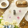 thumbnail image 4 of SHIQI-Flowers Butterfly Summer Table Runner, Seasonal Spring Kitchen Dining Table Decoration for Home Party Decor 13x60 Inch, 4 of 4