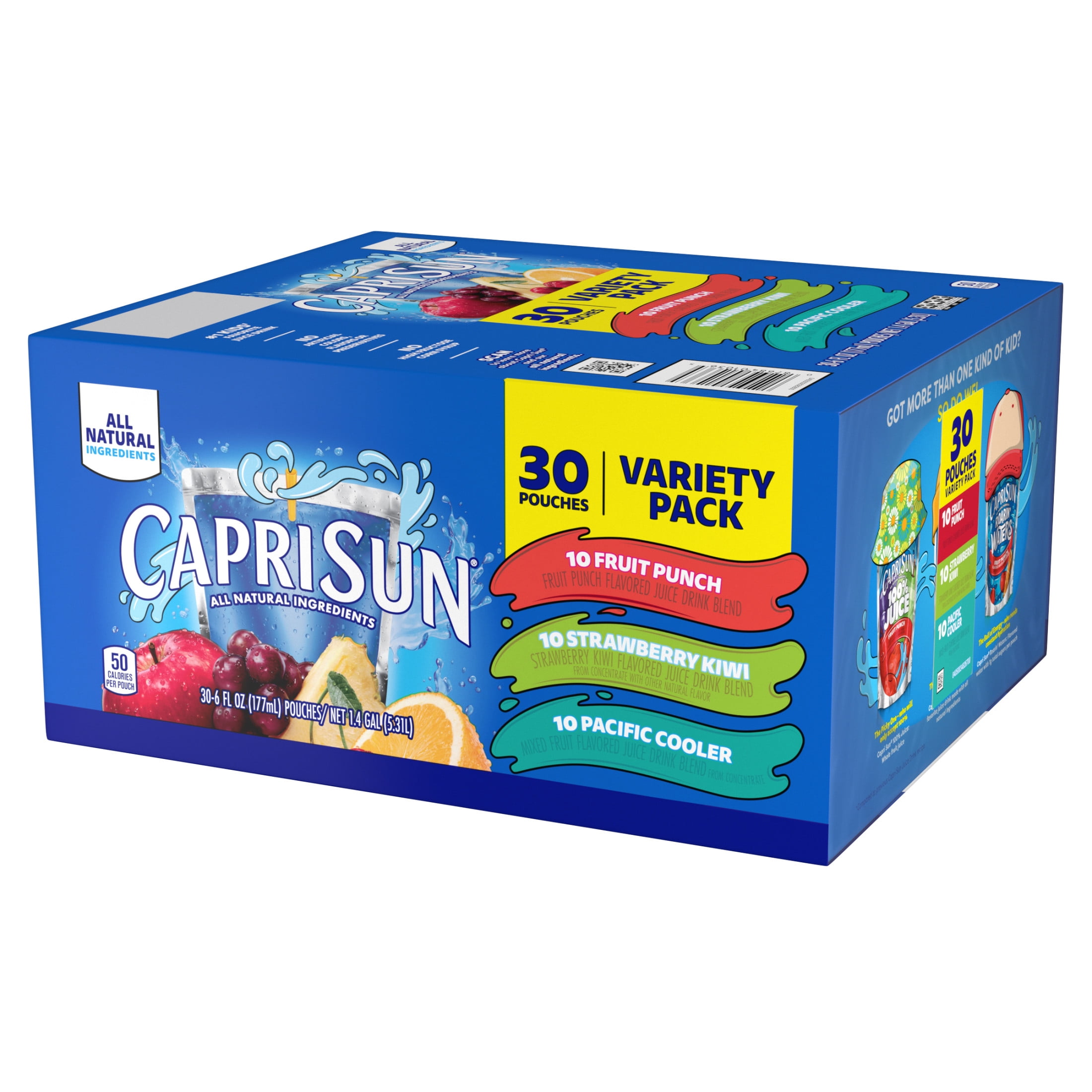 fruit punch homemade capri sun bags