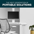 thumbnail image 2 of Humanscale Qsebs QuickStand ECO - Single Monitor (White), 2 of 5
