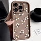 thumbnail image 4 of Funda de silicona líquida para iPhone 13, funda para iPhone 14, 15, 16, 12, 11 Pro Max, XS, X, XR, 7, 8 Plus, SE 2020, 2022, bonita funda floral a prueba de golpes, 4 of 5