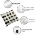 thumbnail image 4 of Christmas Check Throw Pillow Cover Winter Farmhouse Decorations Pillow Cases, 4 of 5