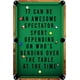 thumbnail image 1 of Billiard Table Metal Signs Awesome Spectator Sport Tin Sign Pool Quote Poster Wall Art Decor Plaque for Home Bar Pub Club Gym Room Studio 8x12 inch, 1 of 5