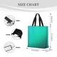 thumbnail image 3 of Easygdp Turquoise Light Blue Bolsa Tote para Mujer, Bolso de Hombro para Trabajo, Playa, Viajes, Compras y Supermercado, 3 of 7