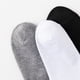 thumbnail image 5 of 3 Pairs/Lot Men's Socks Black White Business Casual Simple Versatile Solid Color Breathable Cotton Sports Mesh Short Socks, 5 of 5