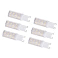 thumbnail image 3 of Bombillas LED G9 impermeables de 6 piezas, 5 W, 3 opciones de color, clasificación IP45 para lámparas de araña y de techo, 230 V, 3 of 8