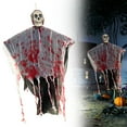 thumbnail image 2 of HUASHENG Halloween Hanging Decorations Outdoor Props Hanging Decorations Heads Skeleton Decorations House Decorations, 2 of 8
