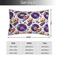 thumbnail image 2 of Yiaed record rock Skull star Print Brushed Microfiber Envelope Pillowcases, Standard,Envelope Closure Pillow Cases(No pillow core)-16"x24", 2 of 6