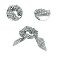 thumbnail image 3 of Unique Bargains 1 Pc Stylish Bow Dots Hair Ties Hair Bands Gray, 3 of 5