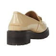 thumbnail image 6 of Sam Edelman Taelor Wheat Rounded Toe Slip On Chunky Heel Fashion Classic Loafers (Wheat, 6.5), 6 of 6