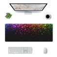 thumbnail image 3 of Disketp Gaming Mouse Pad Colorful Sparkling Pattern Large Mouse Mat Long Extended Desk Pad Non-Slip Rubber Mice Pads Stitched Edges Thin Pad (11.8x31.5 Inch), 3 of 9