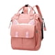 thumbnail image 2 of Mochila grande para pañales de bebé, bolsa para mamá y papá, para guardería, senderismo al aire libre Rosa, 2 of 8